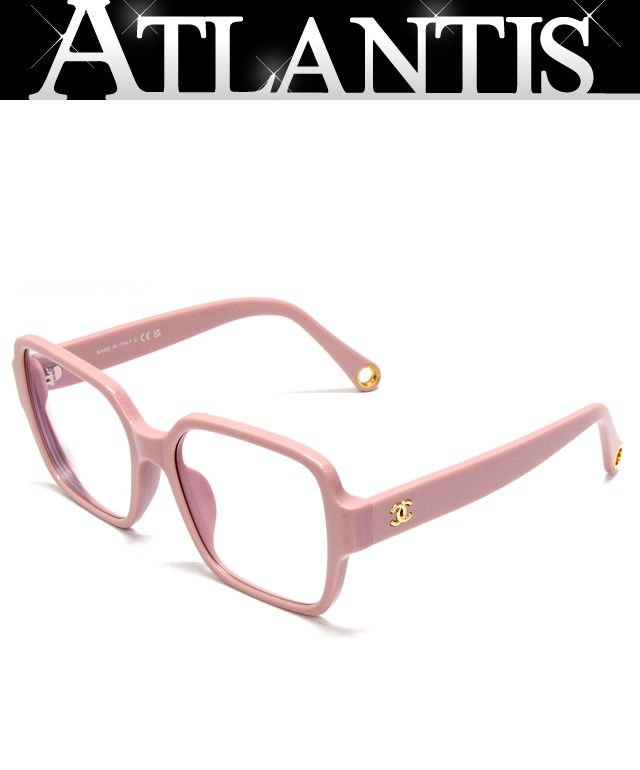 シャネル CHANEL メガネ サイドココ プラスチック ピンク 【71581  