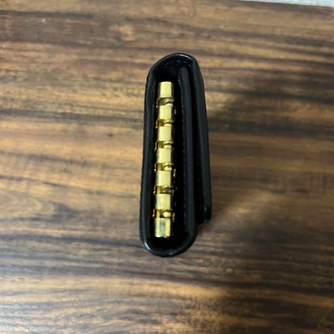 美品 VERSACE メデューサ 6連 キーケース レザー ブラック 極美品希少