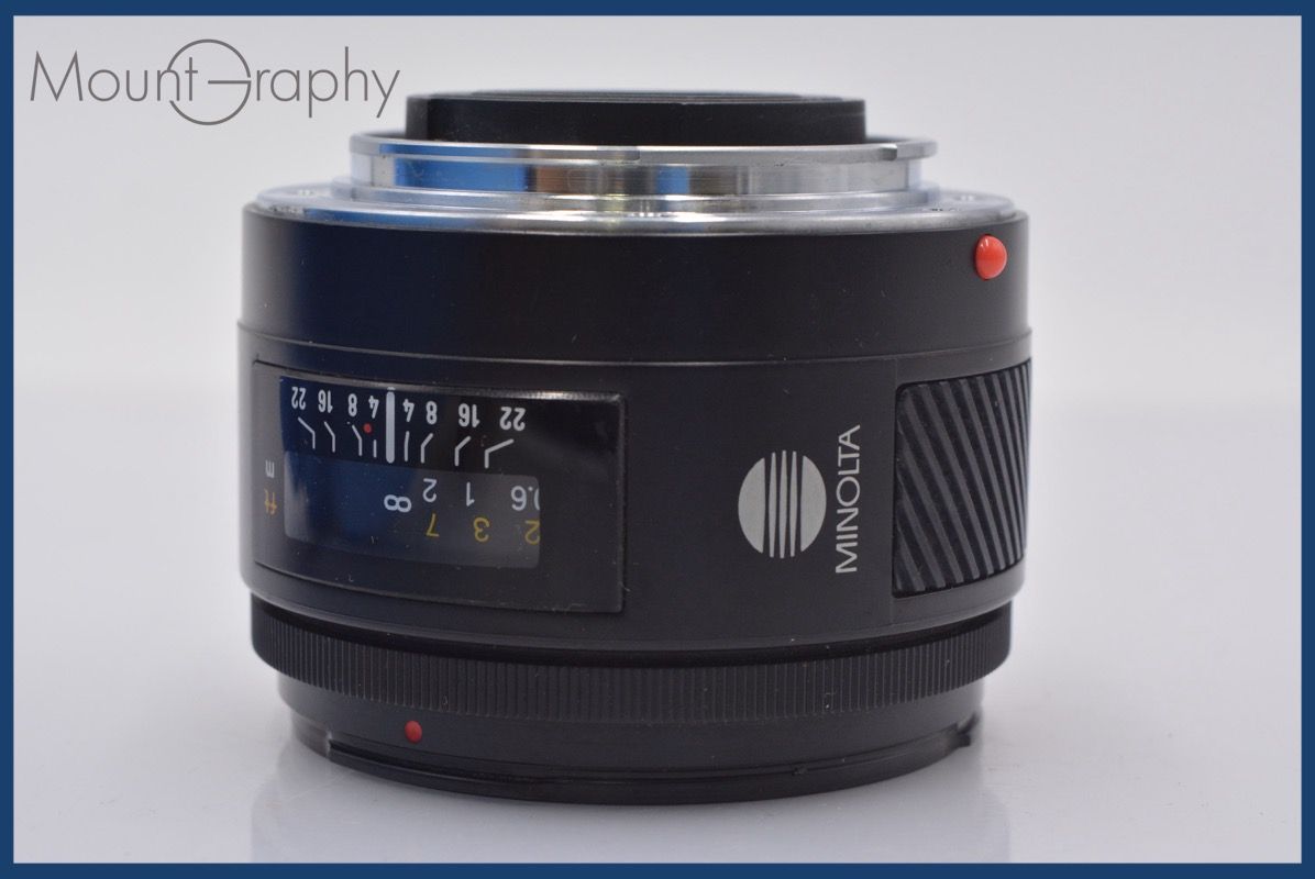 ☆良品☆ ミノルタ MINOLTA AF 24mm F2.8 前後キャップ&レンズ ☆良品☆ ミノルタ MINOLTA AF 24mm F2.8 前後キャップ&レンズ