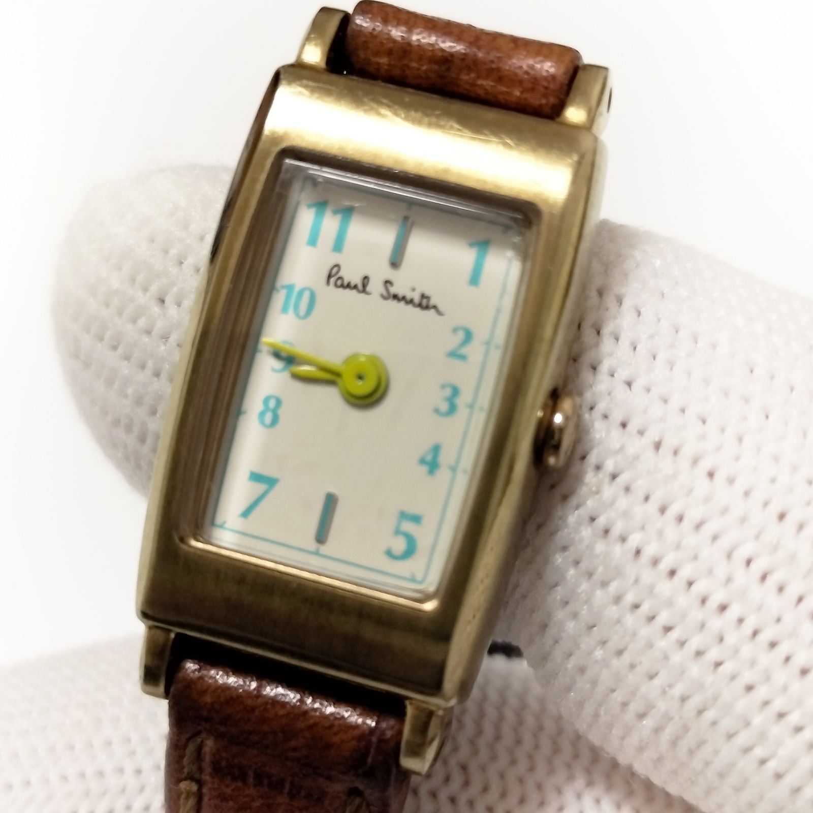Paul Smith ポールスミス うさぎ刻印 スクエアウォッチ 稼働品