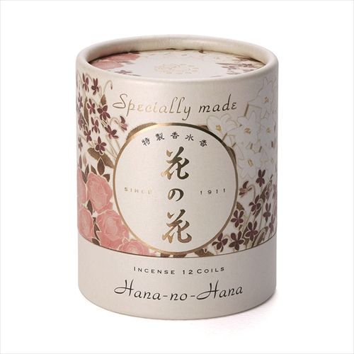 まとめ買い-4点セット 特製 花の花 ３種入 うず巻１２巻入 日本香堂 お香