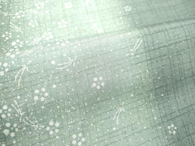 平和屋着物○本場縞大島紬 訪問着 薩摩染織 舞花間道 証紙付き 正絹