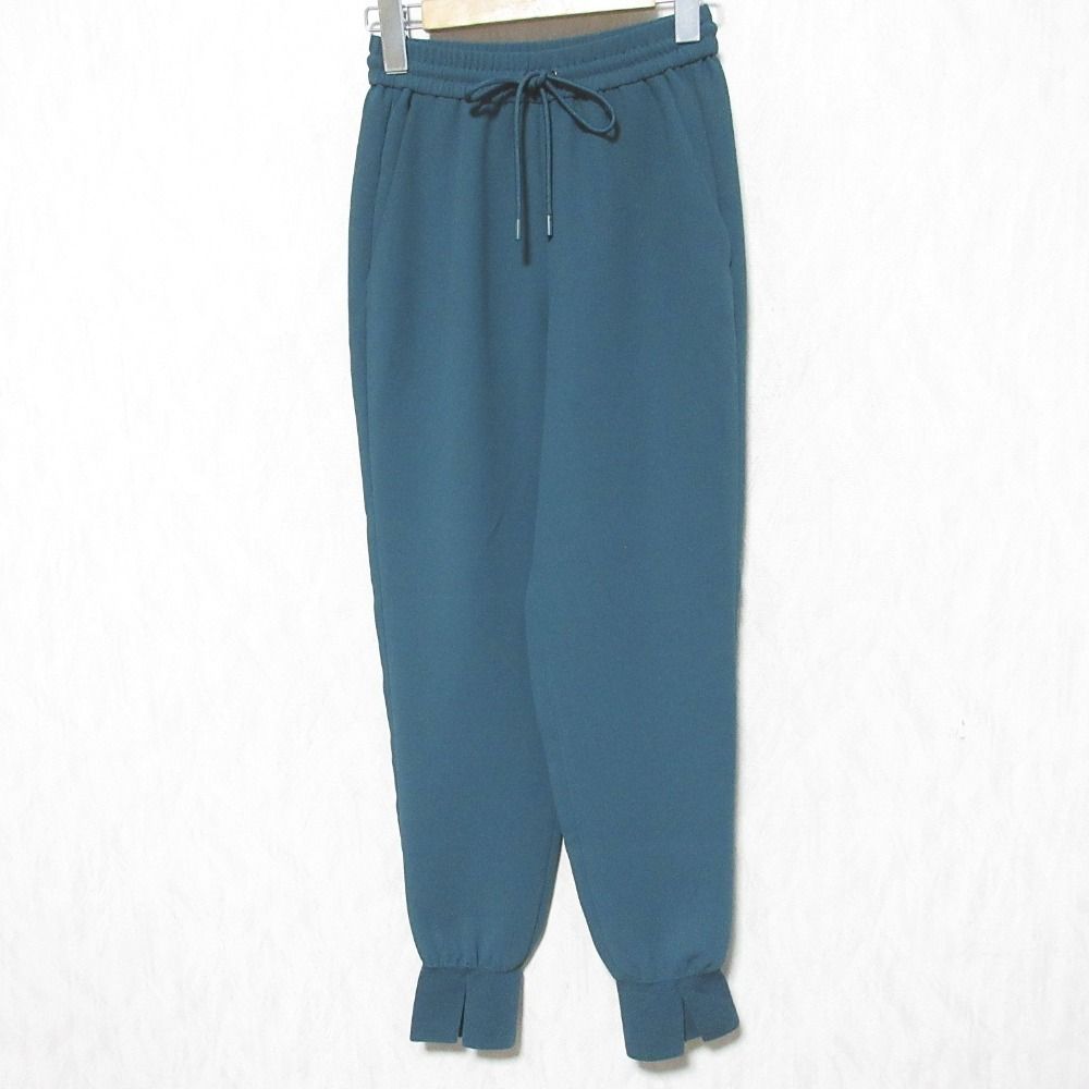 セオリーイージージョガーパンツ 美品 22SS Theory セオリー CREPE COMBO SLOUCHY JOGGER