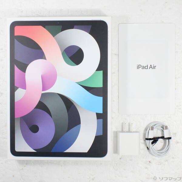 中古品〕 iPad Air 第4世代 64GB シルバー MYFN2J／A Wi-Fi【305