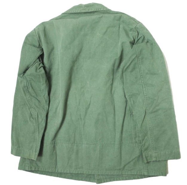 フレンチヴィンテージ 1950-60s Dumont d`urville Canvas Hunting Jacket キャンバスハンティングジャケット  M程度 Green カバーオール フランス ユーロ アンティーク VINTAGE アウター g13030