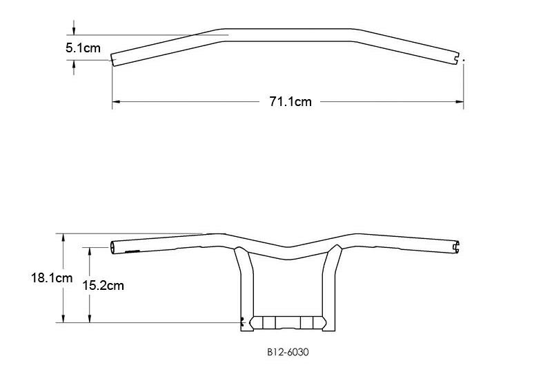 SID ハンドルバー クローム 8インチ USTAUSTRALIA_COM_AU