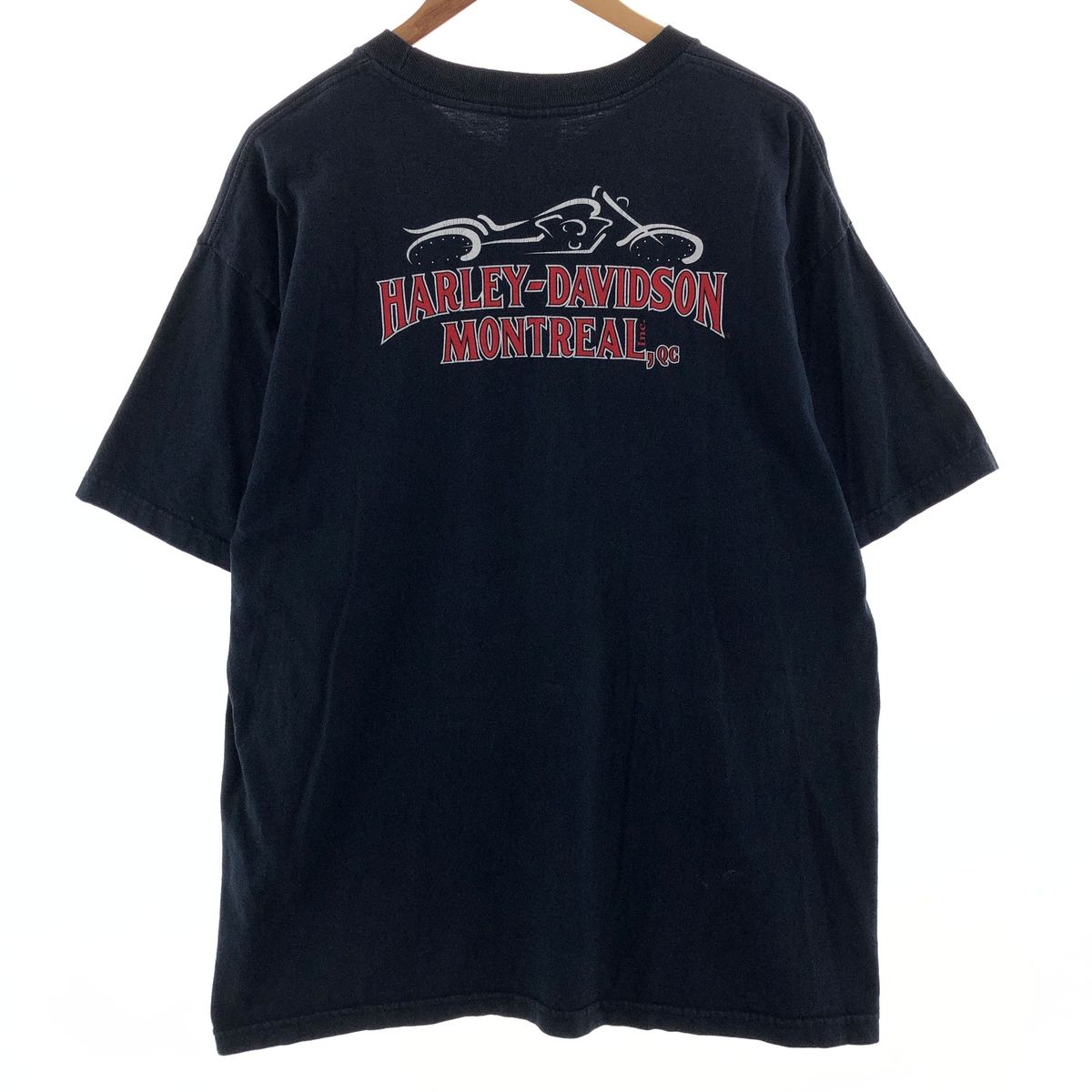 レアデザイン○00s《ハーレーダビッドソン》両面プリントTシャツ 