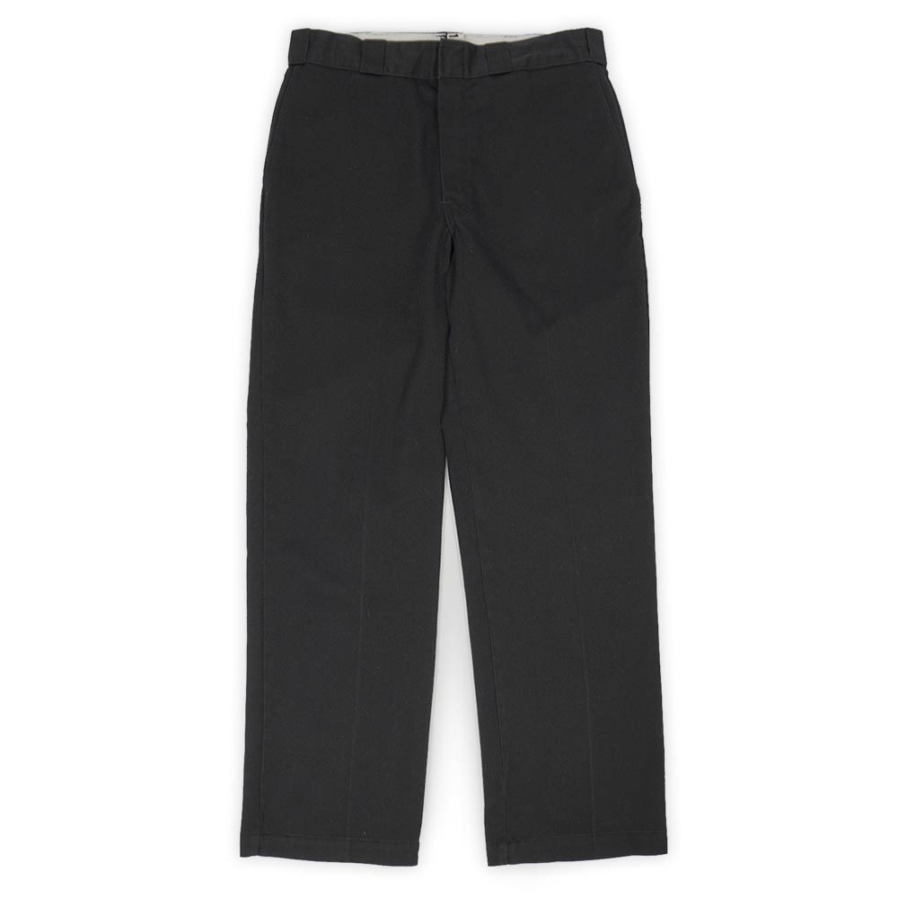 ディッキーズ Dickies 80s 80年代 874 ワークパンツ チビタグ 旧タグ オールド ストリート MADE IN USA アメリカ製 ヴィンテージ オリジナル 古着 BLACK ブラック 黒 W33 L32【】