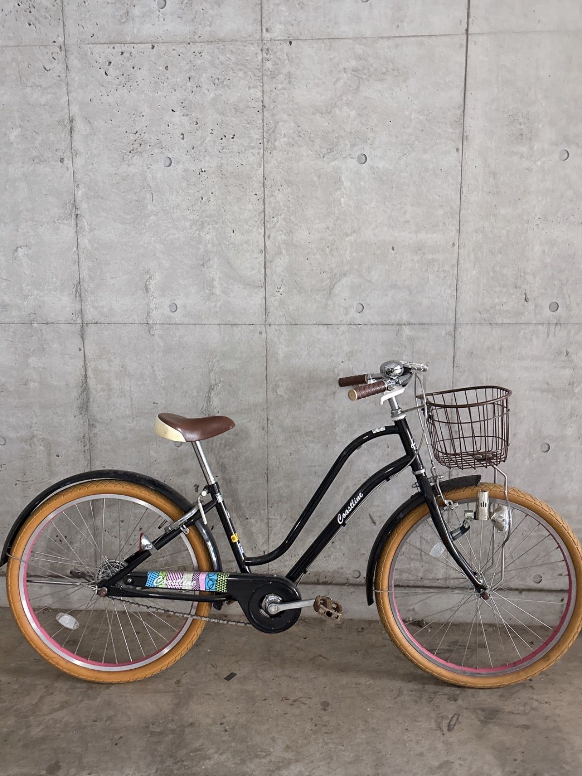 コーストラインシティ 24インチ オートライト シティサイクル ママチャリ 自転車