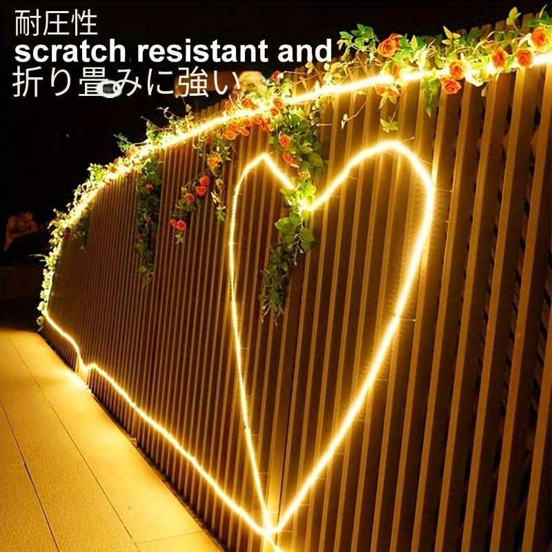 クリスマスイルミネーション ソーラー屋外 LED ストリップライト 8 モード クリスマスカラフルなフェアリーライト 屋外防水パティオガーデン装飾 ソーラーランプ マルチカラー LED イルミネーション クリスマス Lighting | ジュエリー屋外用
