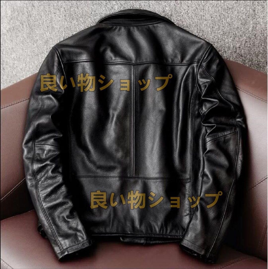 強化版 牛革 レザージャケット 革ジャン フライトジャケット 本革 刺繍 コート メンズファッション 中綿 空軍 ウール 防寒服 S～5XL