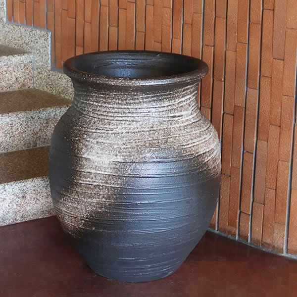 Amazon.co.jp: 花入／奥田達雄作／笠間焼／伊羅保 : おもちゃ 花入