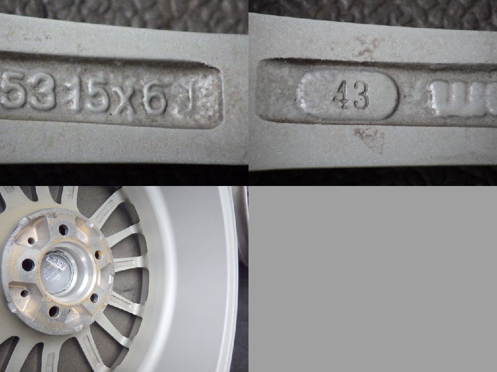 2963 B▲送料無料▲Weds RAVRION Selzer ホイール▲15x6.0J 5穴 PCD100 43▲4本