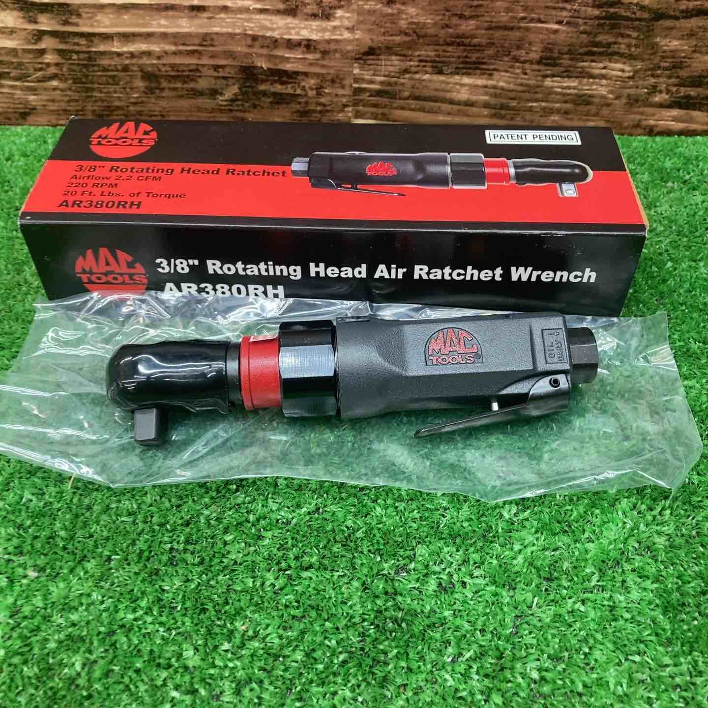 18go MAC TOOLS マックツールズ 3 8 ドライブ ロータリーヘッド エアラチェット AR380RH 川越店 BRIGHTFACE_UK