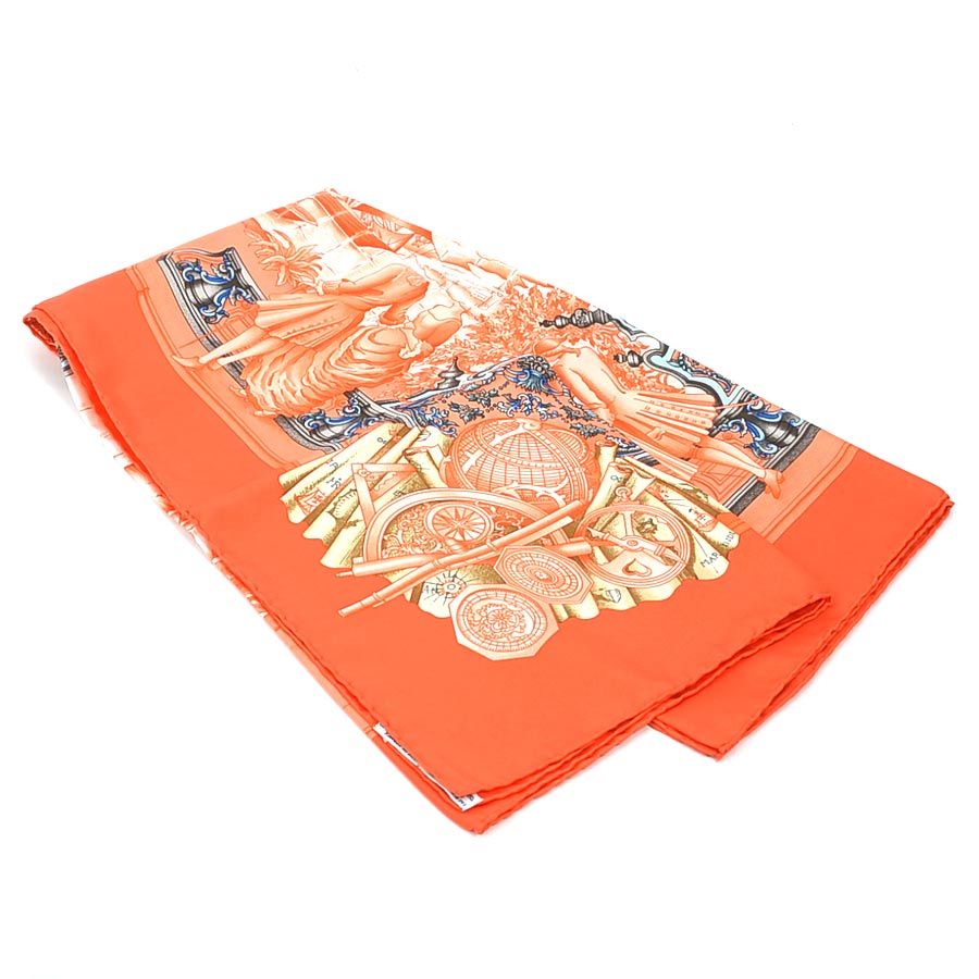エルメス HERMES スカーフ カレ90 AZVLEJOS 大航海時代に思いを馳せて