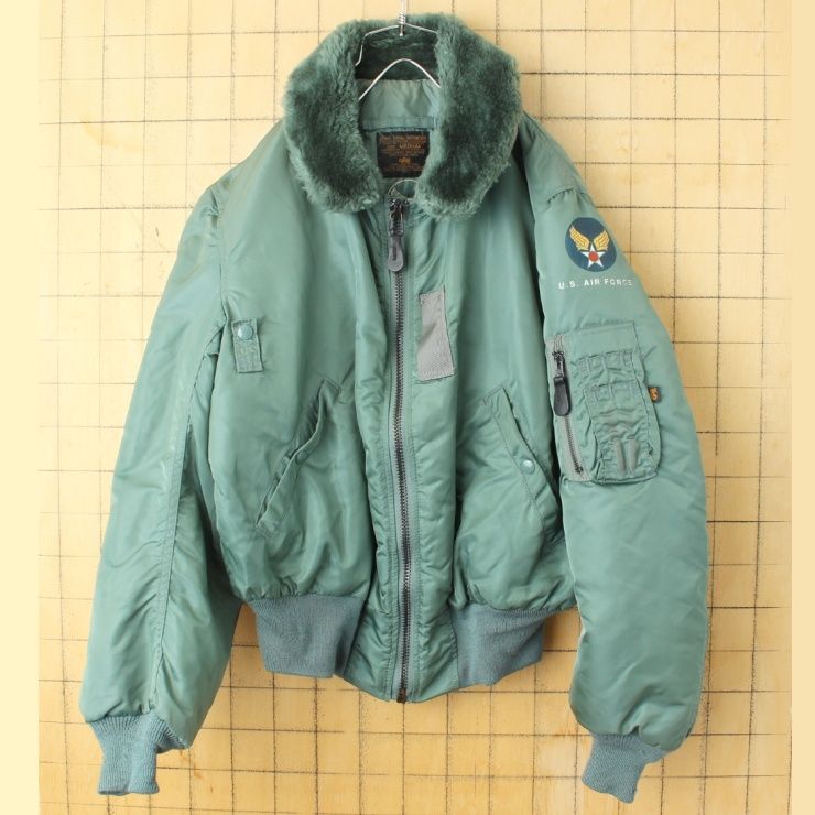 アルファ　ALPHA社　B-15D USA製 ALPHA アルファ B-15D フライトジャケット メンズM