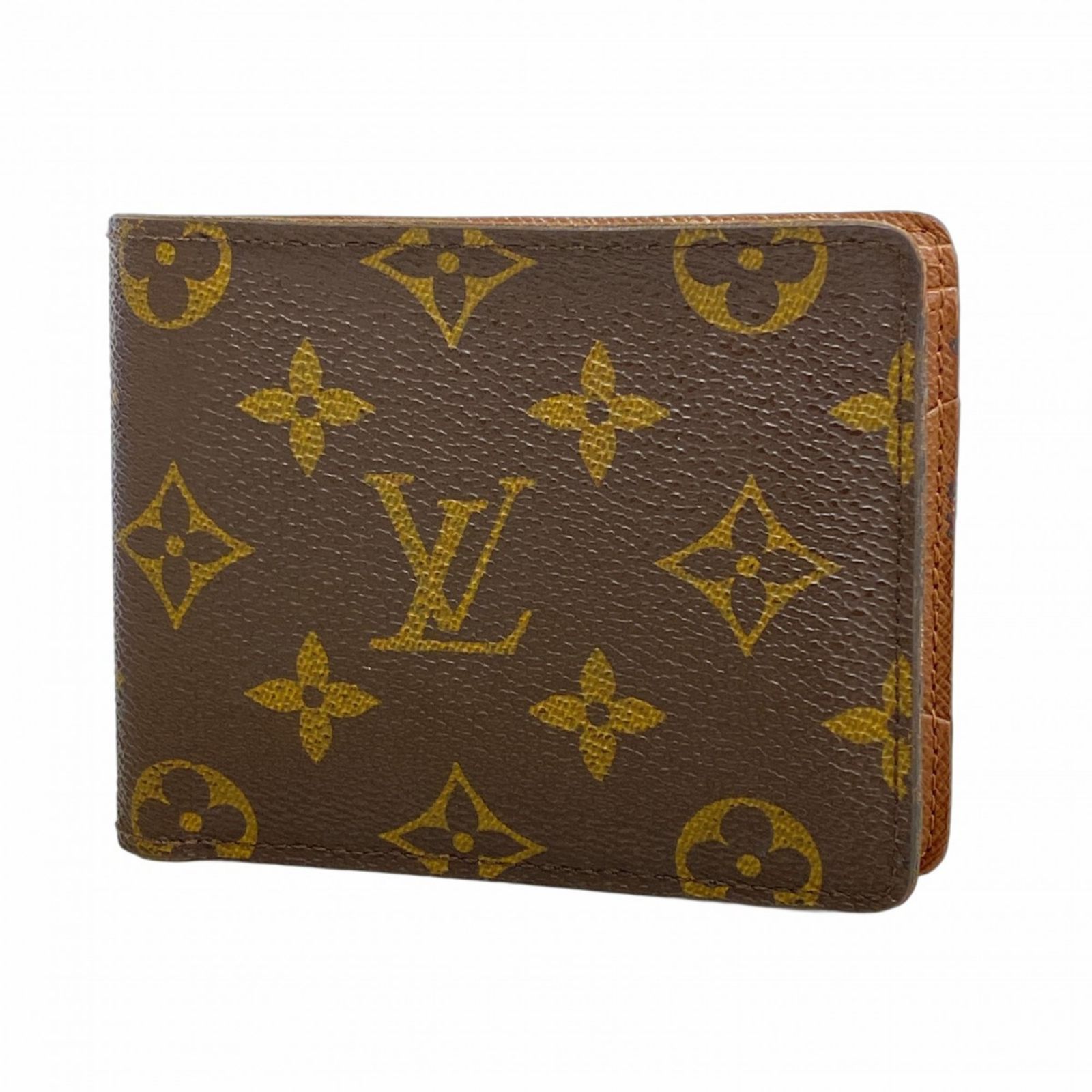 ルイ ヴィトン Louis Vuitton ルイ ヴィトン 札入れ モノグラム ポルトフォイユミュルティプル M60895 ブラウンメンズ