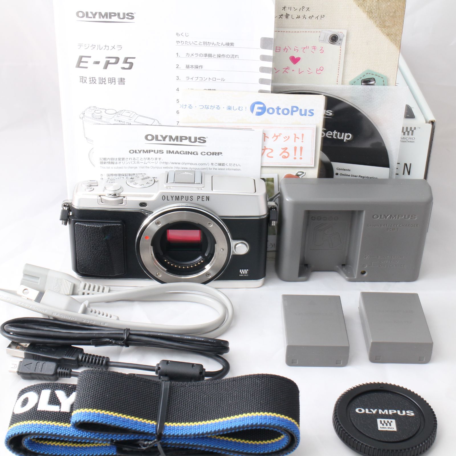 ショット数9379回 OLYMPUS ミラーレス一眼 PEN E-P5 ボディ
