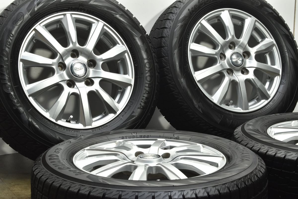 バリ溝 ジョーカー 15in 6J 53 PCD114.3 ヨコハマ アイスガード iG70 195|65R15 ノア ヴォクシー エスクァイア ステップワゴン