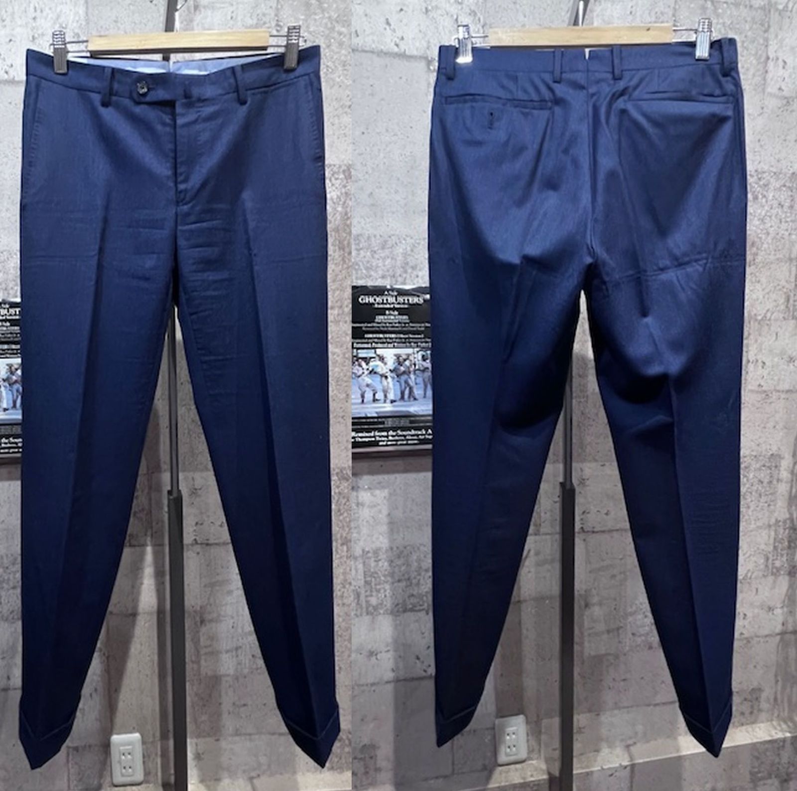 美品 カノニコ THE SUIT COMPANY スリーピース スーツ 175/8Drop/W78 