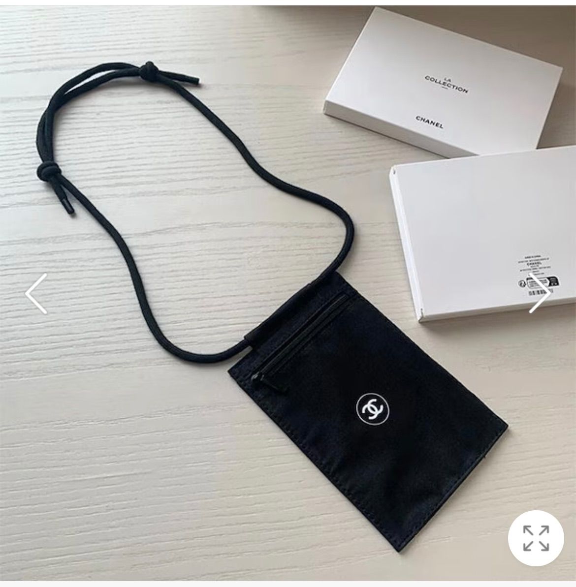 CHANEL スマホケース パスポートケース ノベルティ ブラック ①