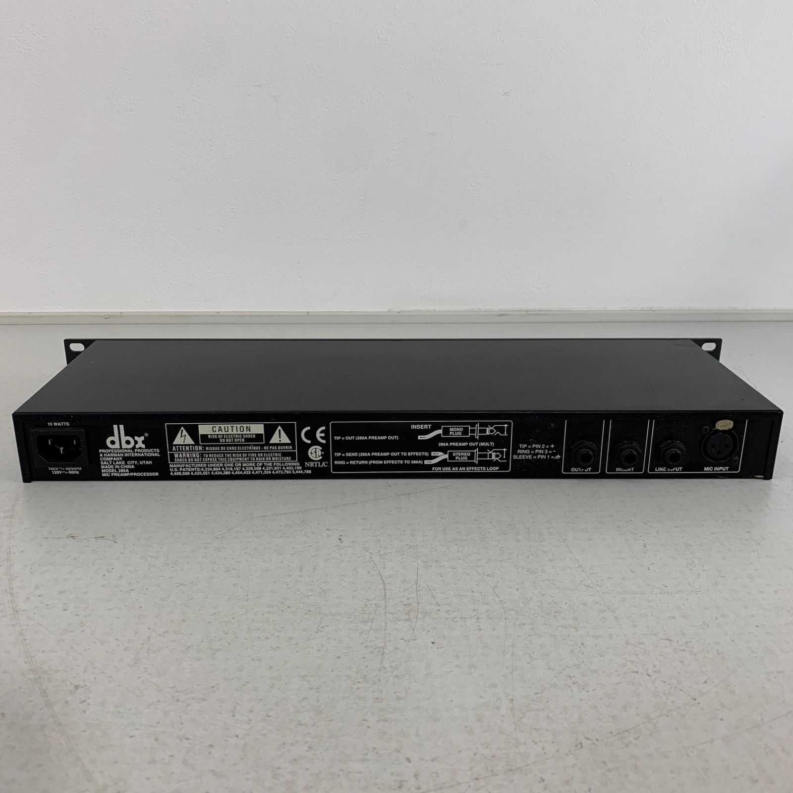 Mic Preamp/Processor Dbx286a - メルカリ