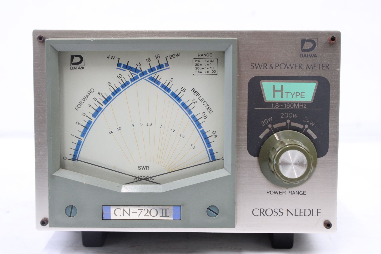 現状品 ダイワ パワー計 CN-720II SWR-パワーメーター DAIWA アマチュア 無線機 IT2KBS5DX3X8-D-A01-byebye