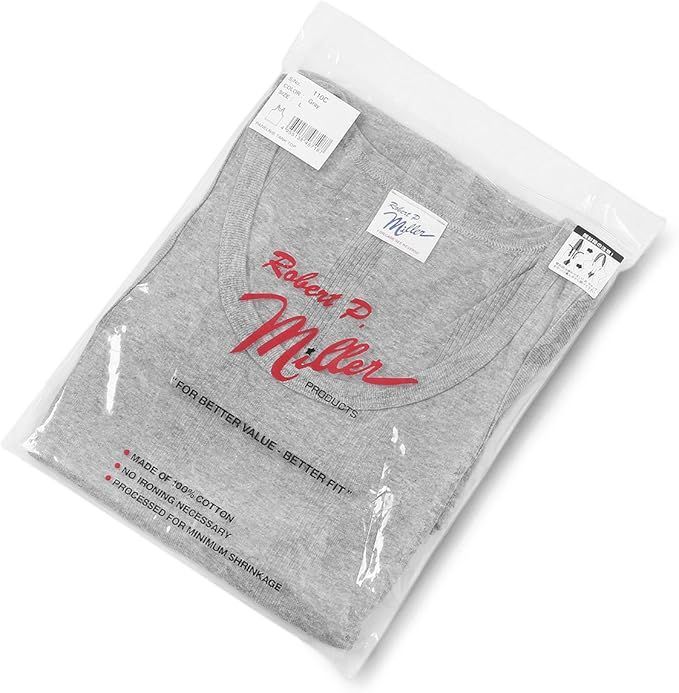 MILLER ミラー 110C パネルリブ タンクトップ ノースリーブ 綿100 パネルリブ シンプル トップス インナー ストリート系 アメカジ ファッション ( M ホワイト ) 3枚セット