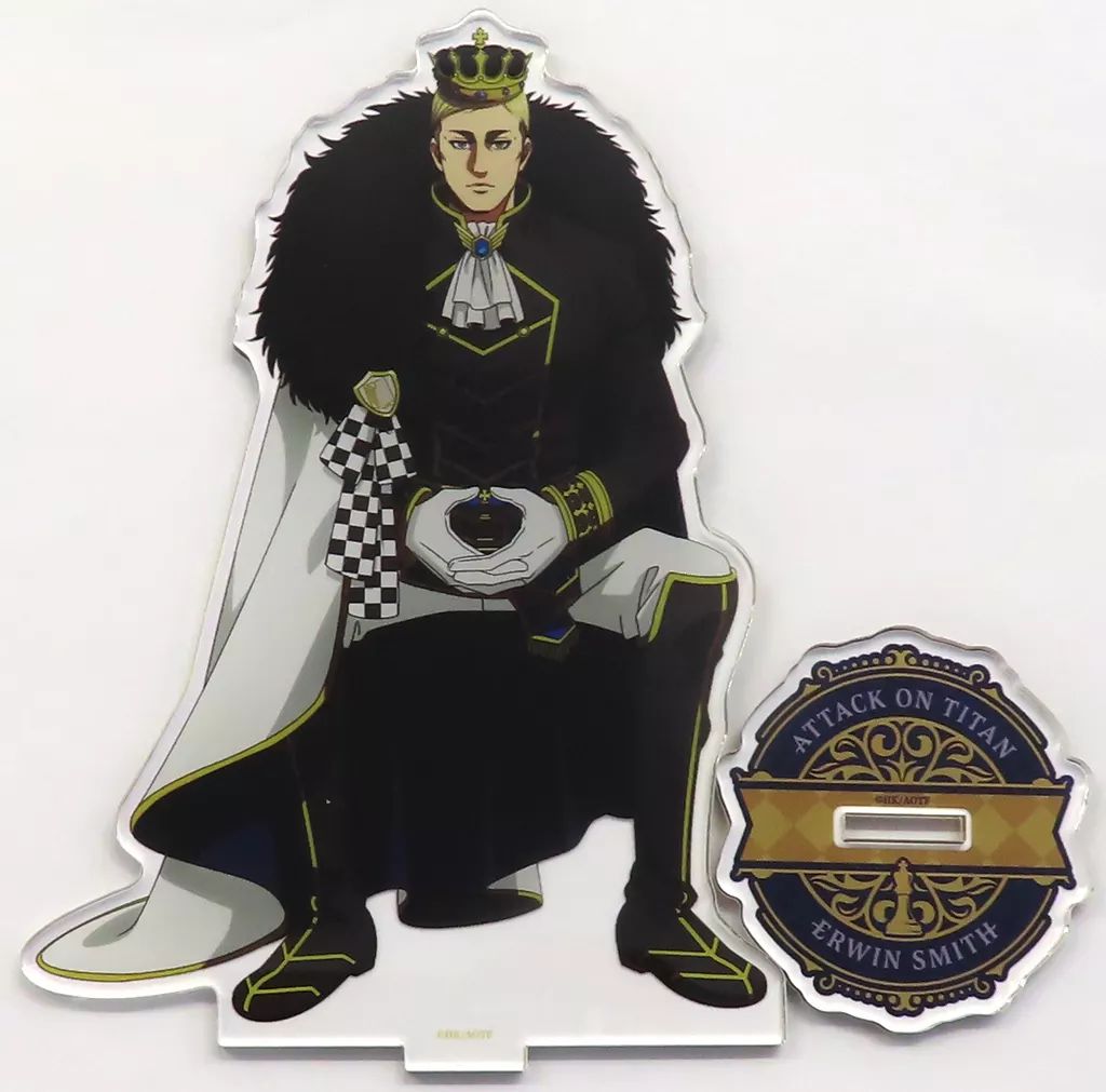 進撃の巨人 エルヴィン・スミス まるくじ チェスstyle セット 中古