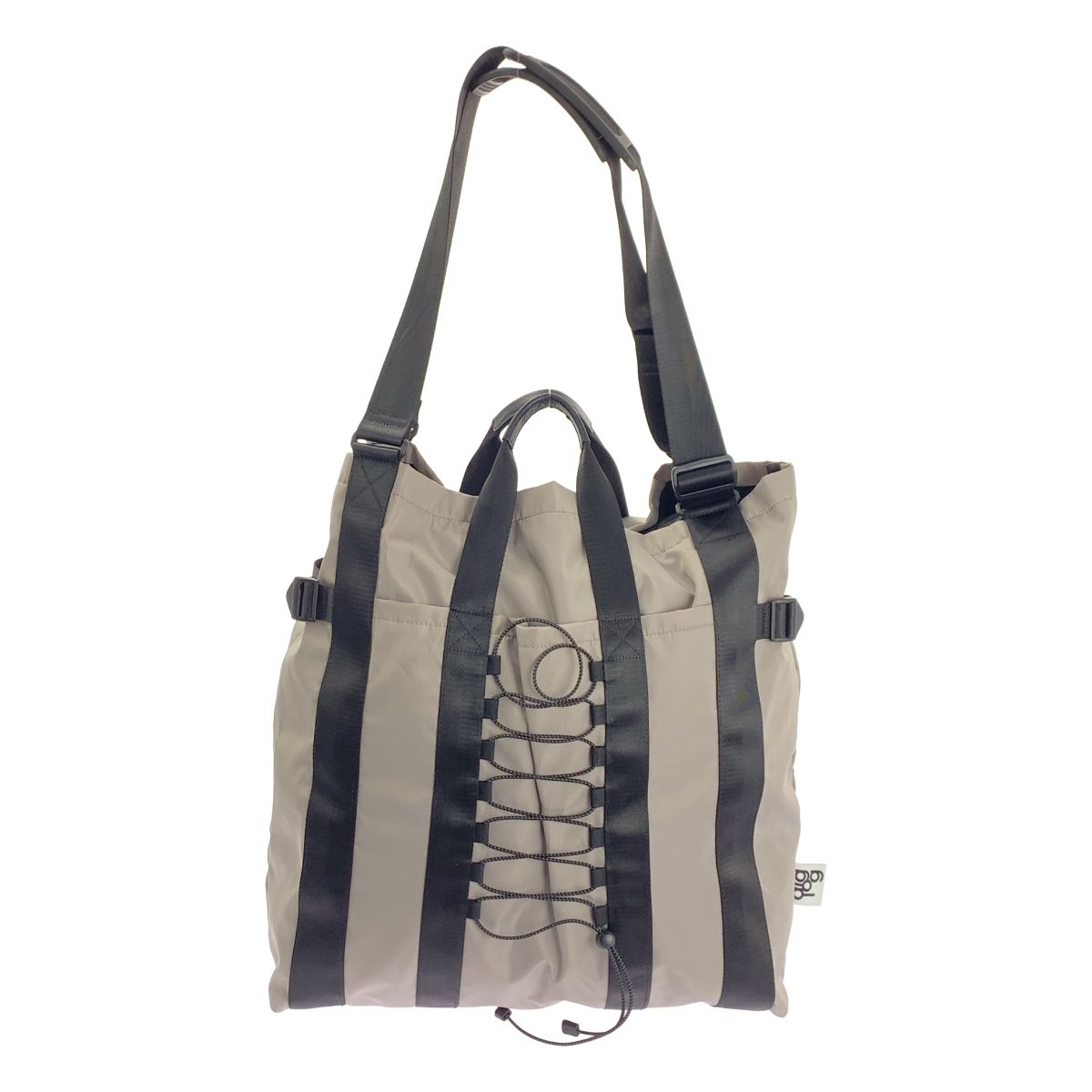 KISHIDAMIKI | キシダミキ | oversized 2way bag オーバーサイズ トート ショルダーバッグ | グレー | レディース