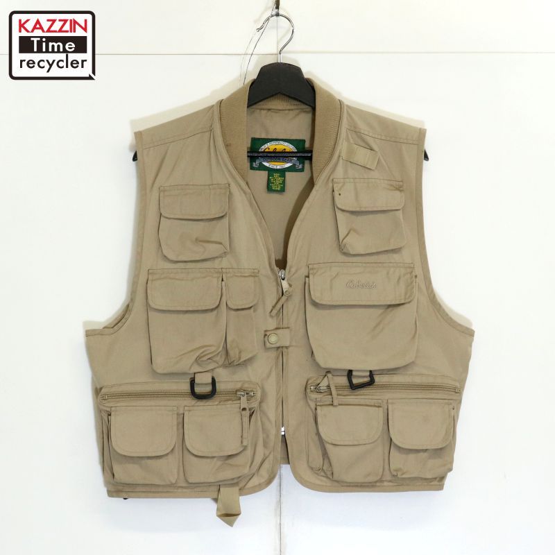 Cabela's フィッシングベスト ベージュ Lサイズ
