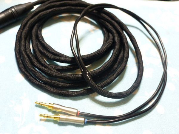 T3-01 03 HiFiMAN 銀メッキOFC 八芯 4.4mm5極 L字 Z7 HiFiMAN JVC