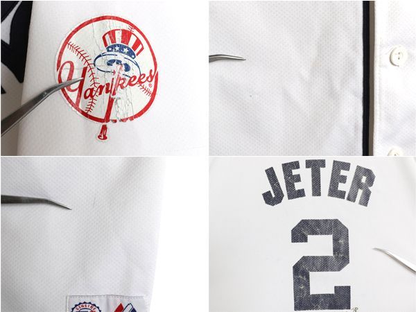 ヤンキース ベースボール シャツ メンズ S 程/ MLB オフィシャル