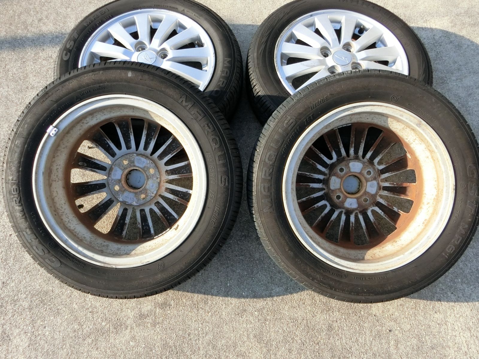 ダイハツホイール ダイハツ純正アルミホイール 14×4.5 PCD100+45 4本セツト