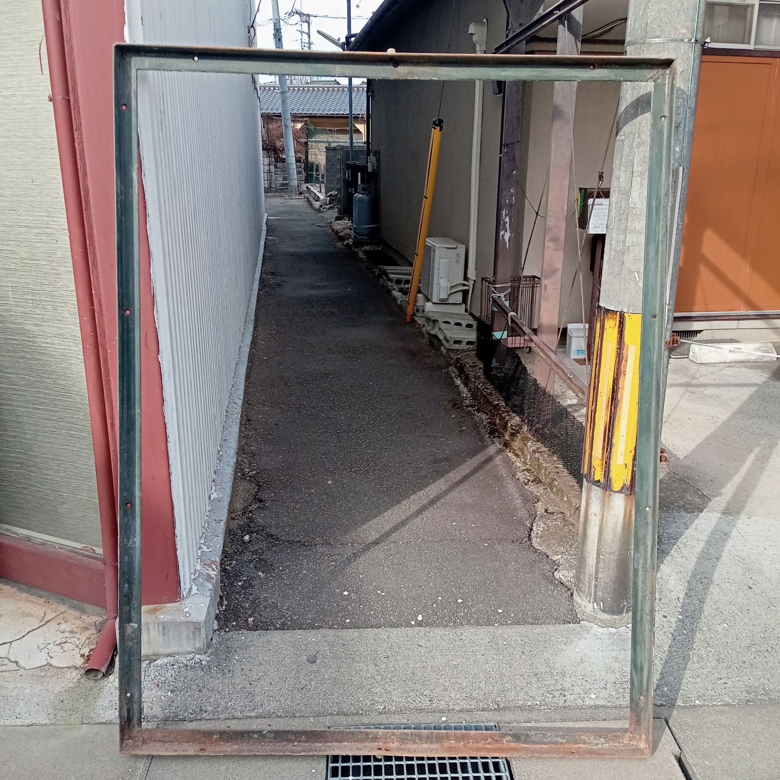 ◯ 蔵戸 鉄戸 2枚セット 昭和 レトロ 戸 建具 古屋 屋敷戸 時代物 蔵 
