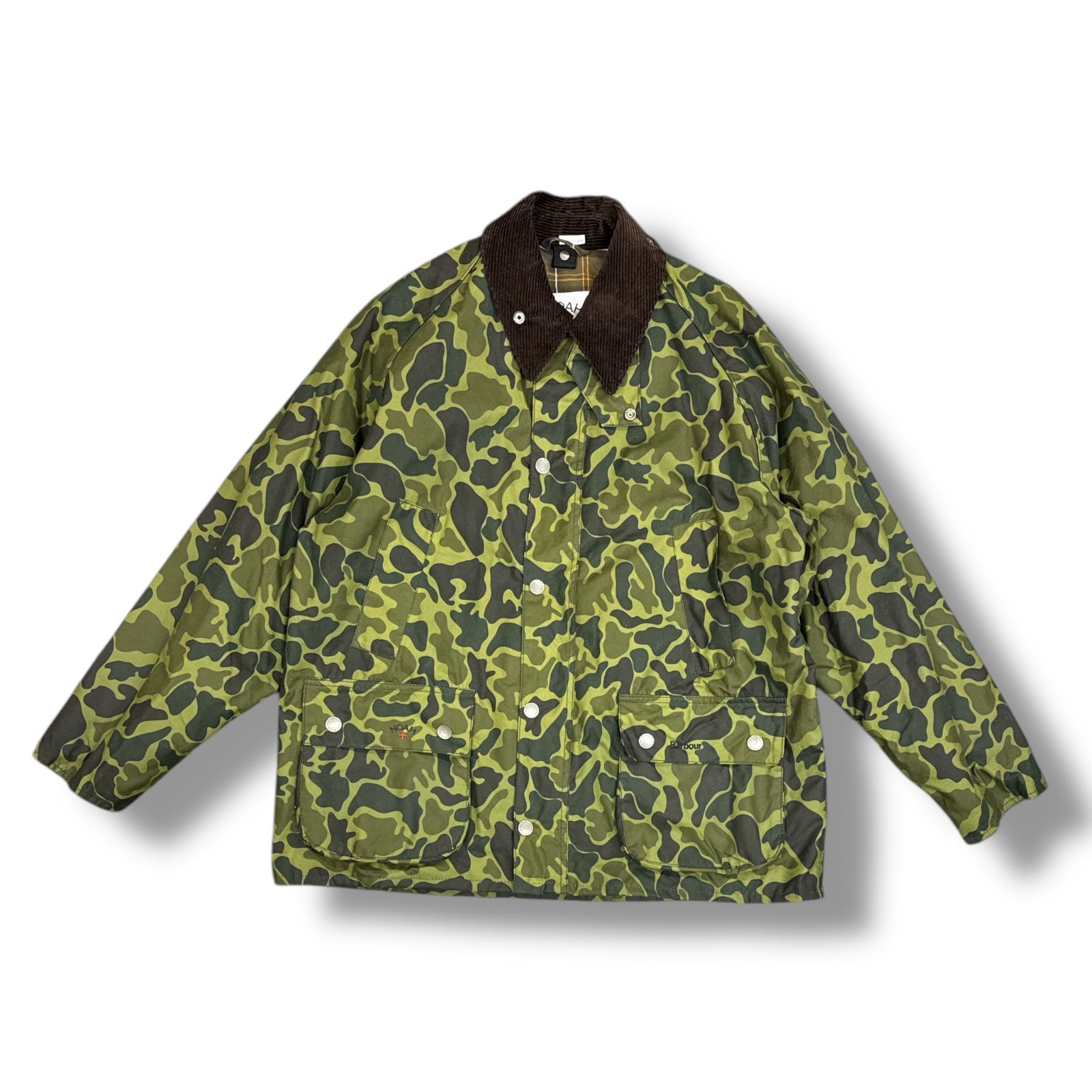 参考上代121000円 NOAH x Barbour Bedale Jacket コラボ 迷彩 ビデイル  