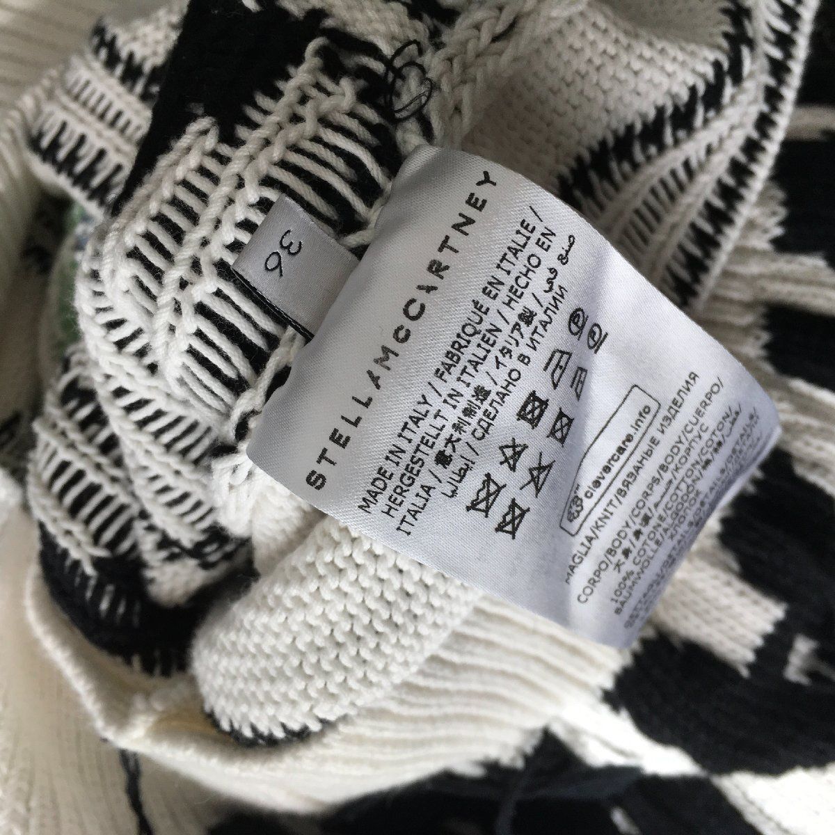 極美品 SELLA McCARTNEY ステラマッカートニー ロゴ ニット セーター 