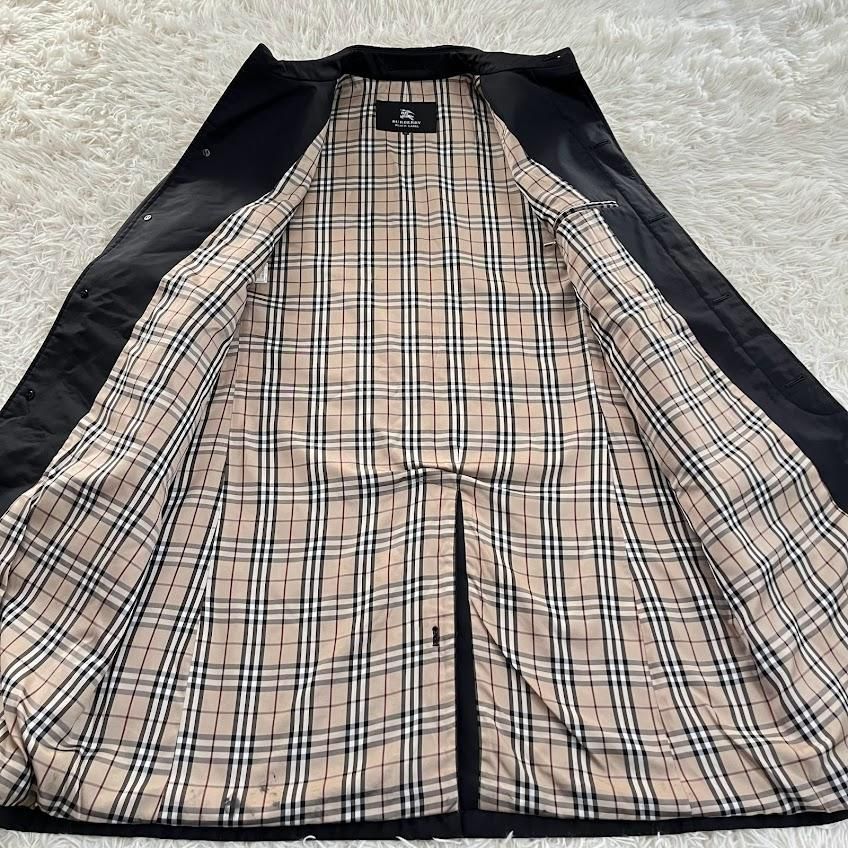 高級！バーバリーブラックレーベル　ノバチェック ジャケット コート　比翼 BURBERRY BLACK LABEL バーバリーブラックレーベル BMP66-902-42