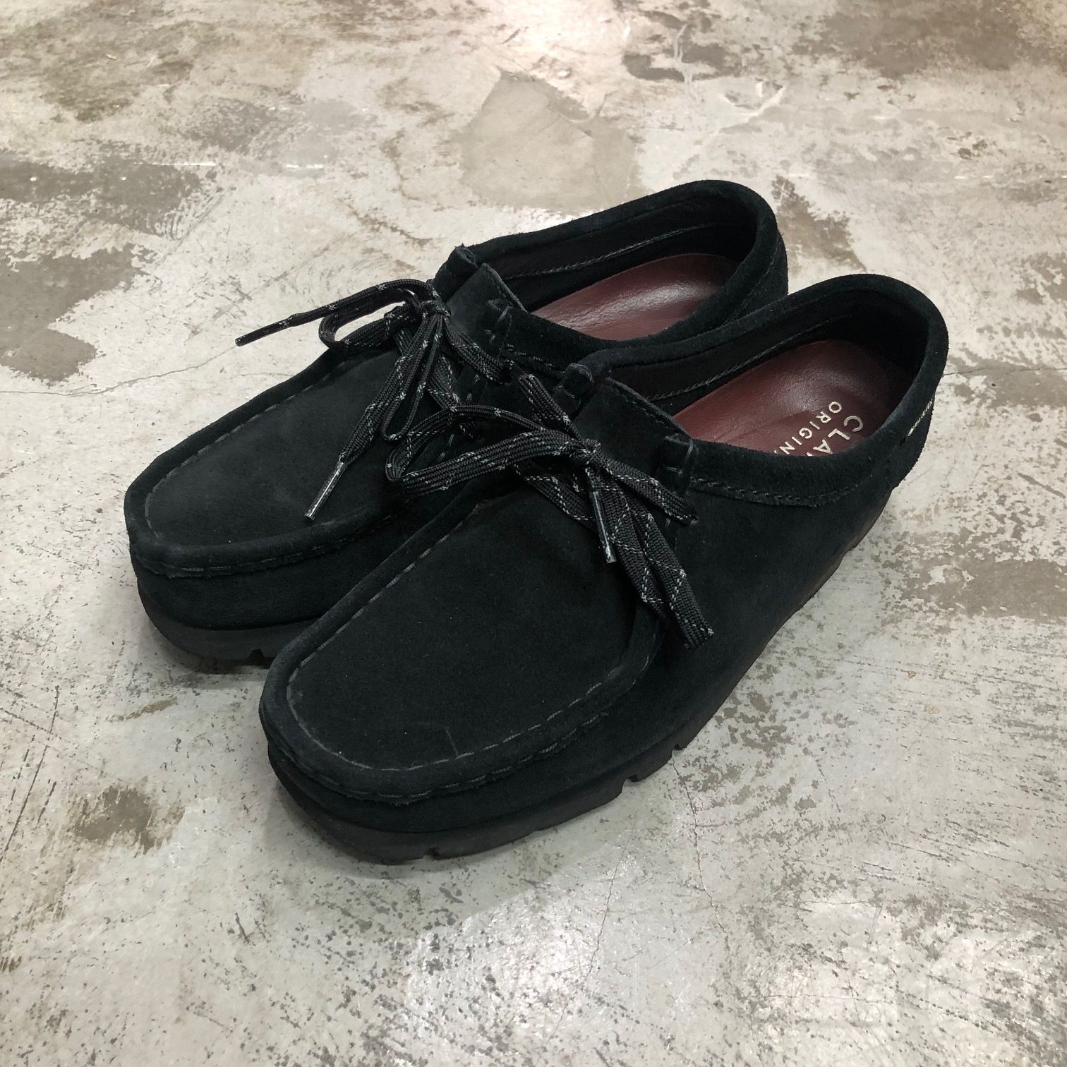 CLARKS ワラビー ブラック 定価34100円 Clarks ワラビー ゴアテックス / Wallabee GTX（ブラック