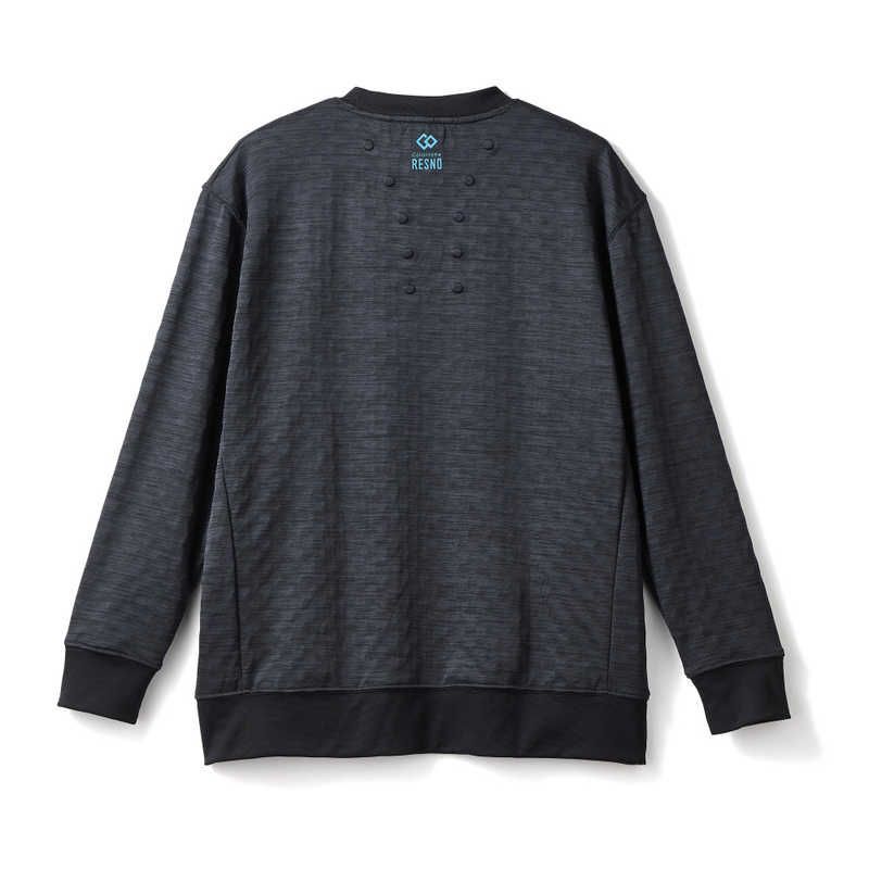 コラントッテ メンズ シャツ レスノ マグネリカバリーウェアロングスリーブ Mサイズ 杢グレー AJCJC09M