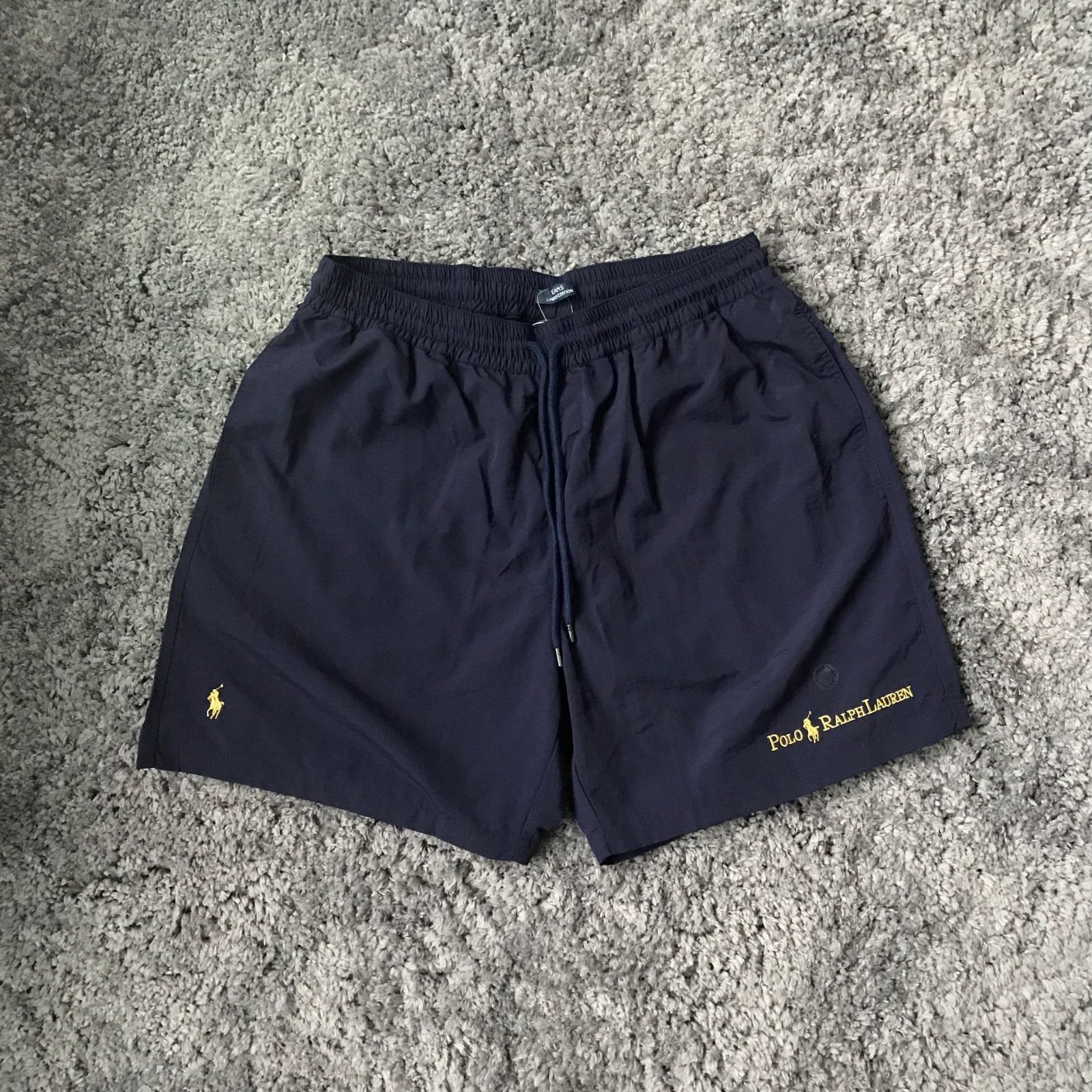 ポロラルフローレン ビームス別注 Navy and Gold Logo 夏の半ズボン L - メルカリ