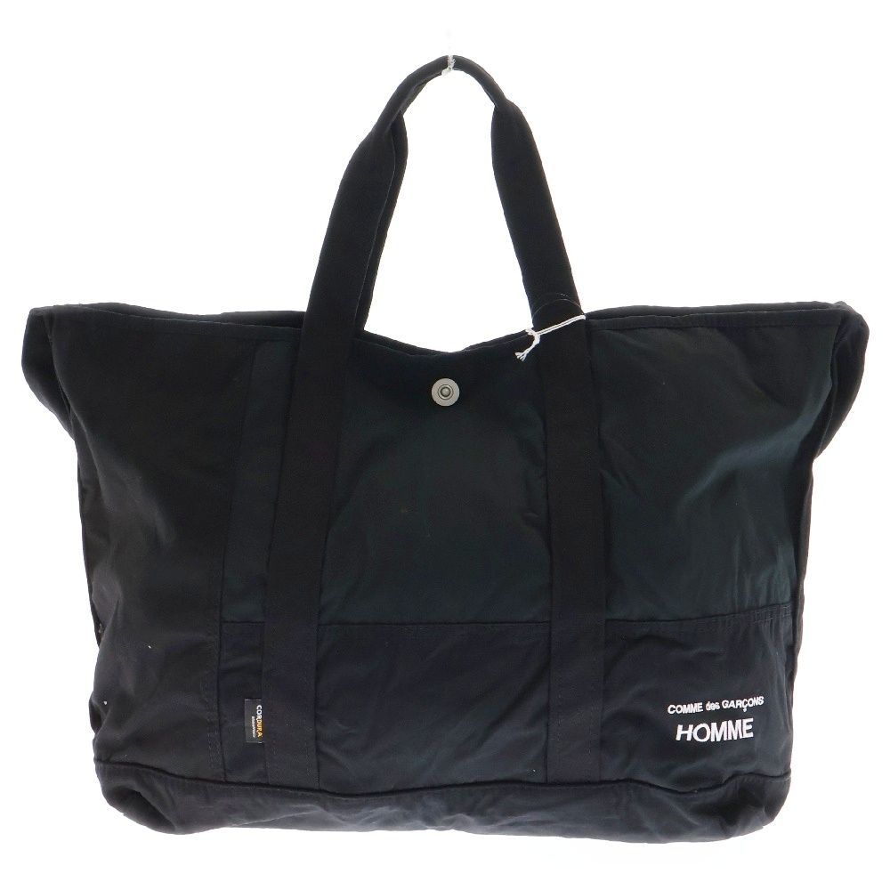 25ss COMME des GARÇONS HOMME パッチワークバッグ コットンナイロンリップ パッチワーク 2WAY BAG（トートバッグ