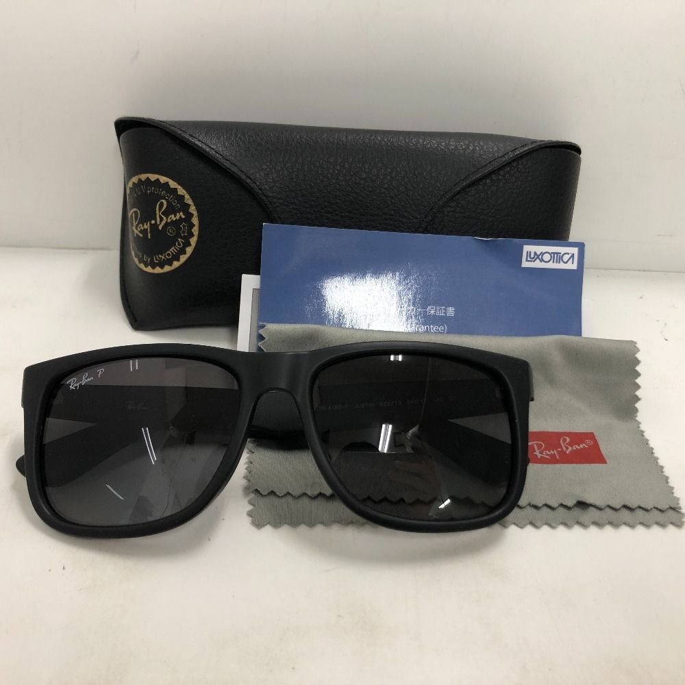 Ray-Ban/レイバン JUSTIN/ジャスティン サングラス/アイウェア RB4165-F /000 レイバンジャスティンRB4165F-865-8S-S55偏光サングラス⁄正規販売店