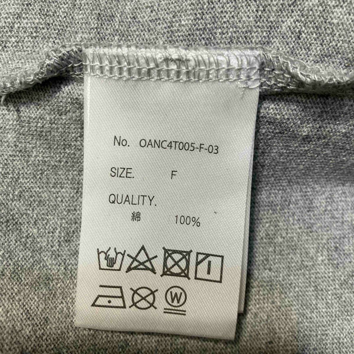 アンドチル　ノースリーブ GOODDIEYOUNG by andchill ノースリーブカットソー F グレー グッド