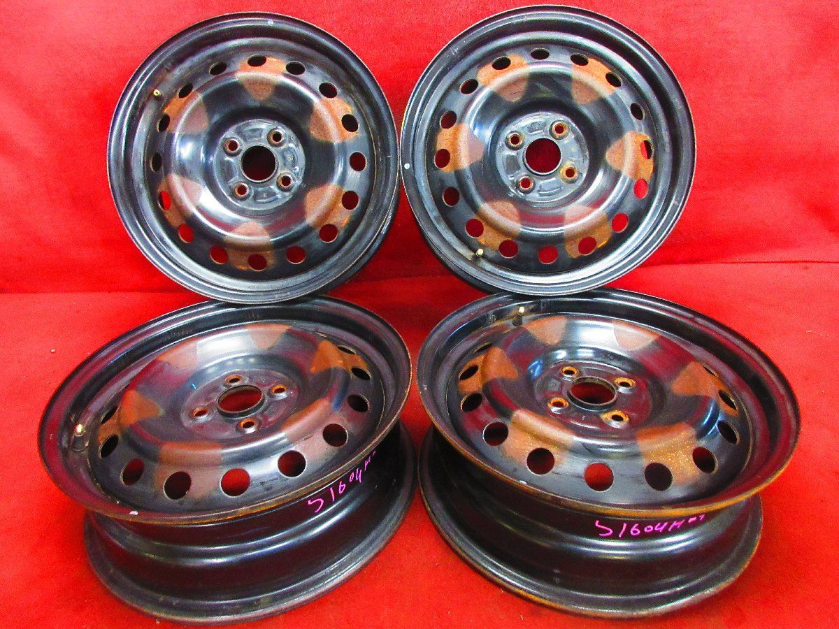 ラクティス純正鉄チンホイール 4穴 ☆ トヨタ ラクティス純正 鉄チン