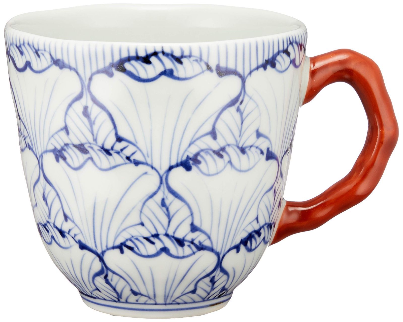 新着商品 花弁文 マグカップ 赤 有田焼