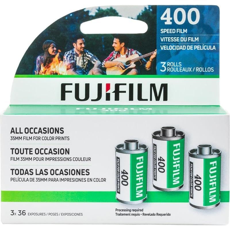 Fujifilm(フジフィルム) スペリア X-TRA 36枚撮り 35mmフィルム ISO 400 合計108枚撮り 3本入りパック 1