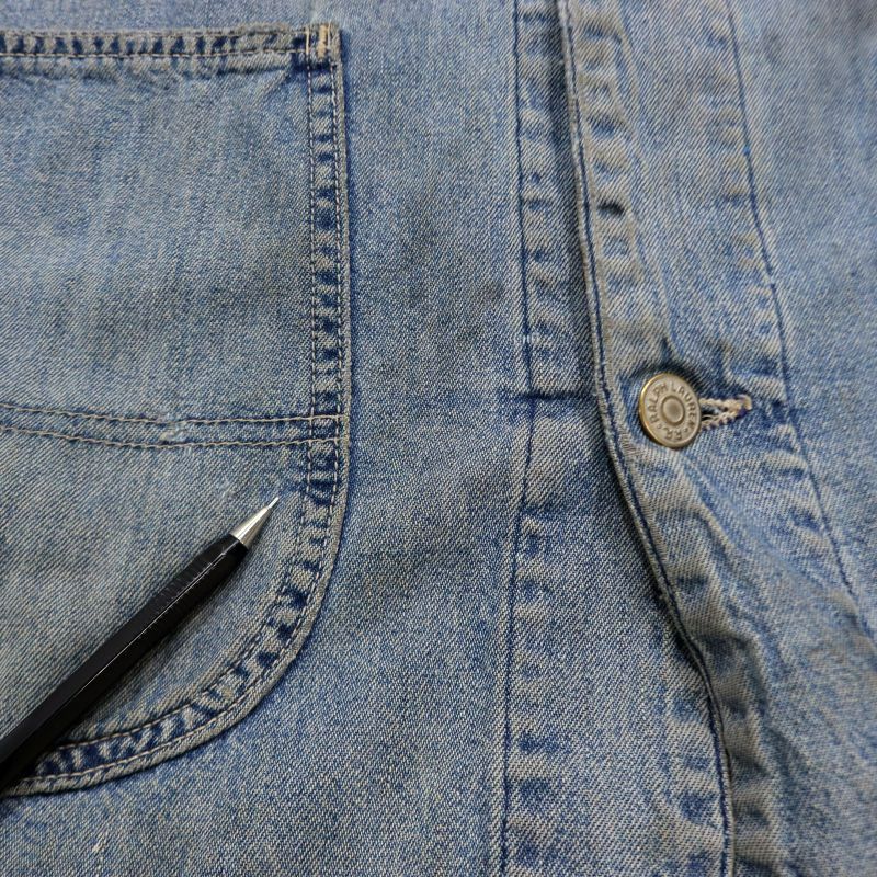 RRL デニムカバーオール M 裏地オンブレ RRL デニムカバーオール M 裏地オンブレ