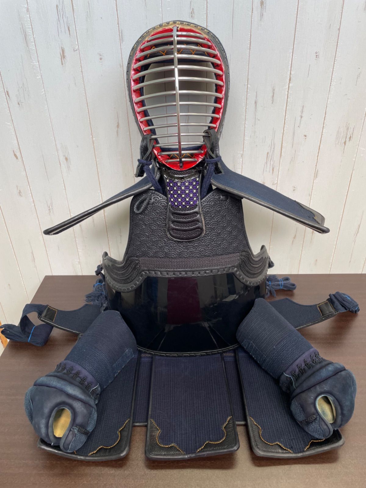 剣道の防具　一式 a486☆剣道防具一式☆つむじ68☆4㎜ミシン☆森武道具☆中学～一般