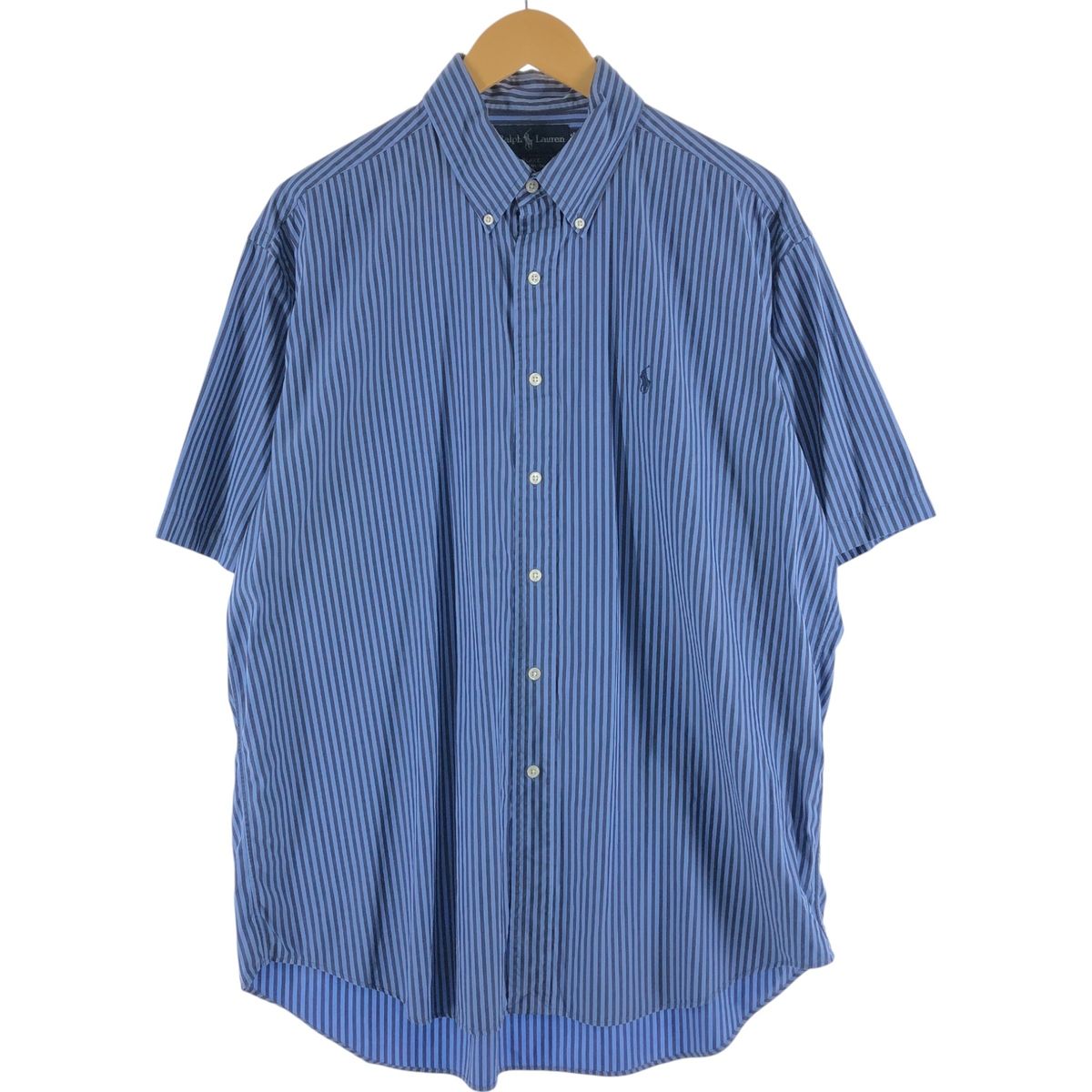 古着 ラルフローレン Ralph Lauren BLAKE 長袖 ボタンダウンストライプシャツ メンズL相当|eaa539471